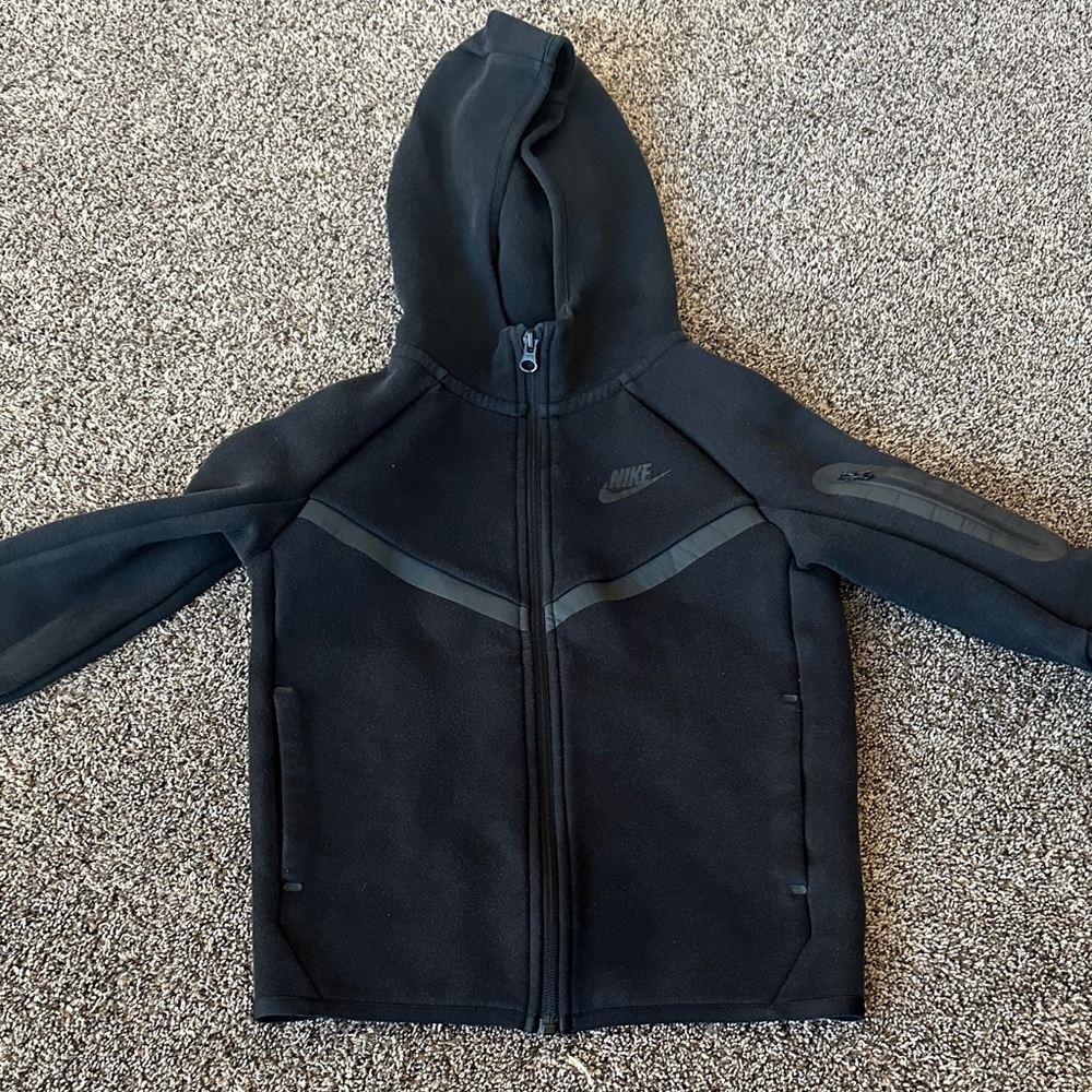 Nike Tech Black Hooded Jacket